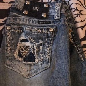 Miss me jeans size 27 low rise boot